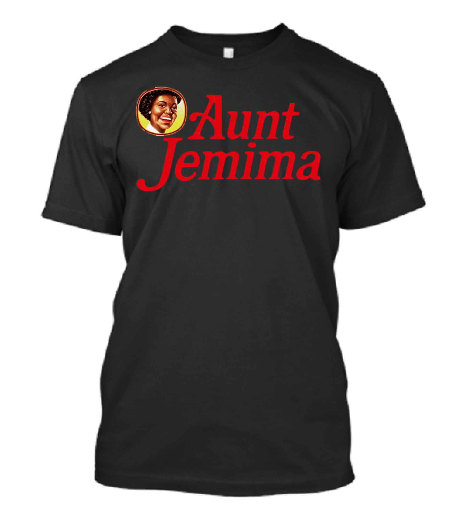 Aunt Jemima Retro Logo Red Text ón T-Shirt