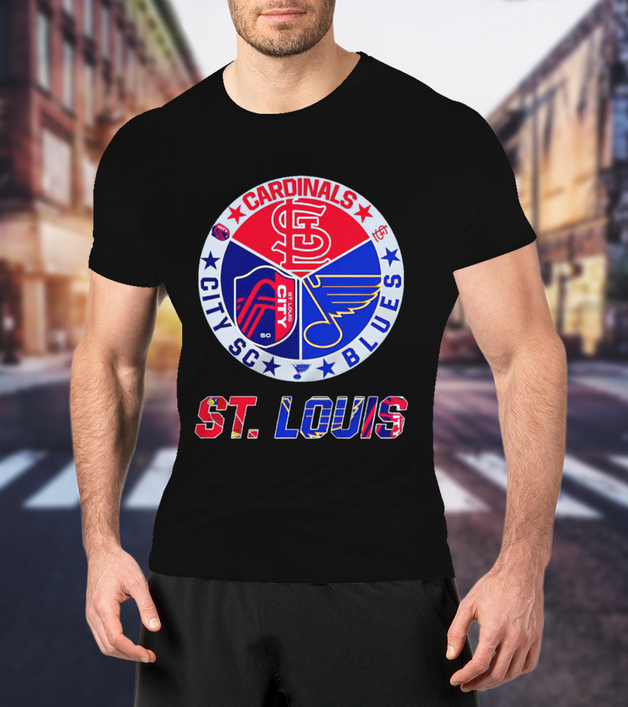 ST Louis Cardinals City SC Blues T-Shirt