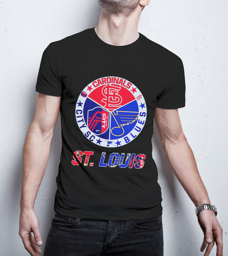 ST Louis Cardinals City SC Blues T-Shirt