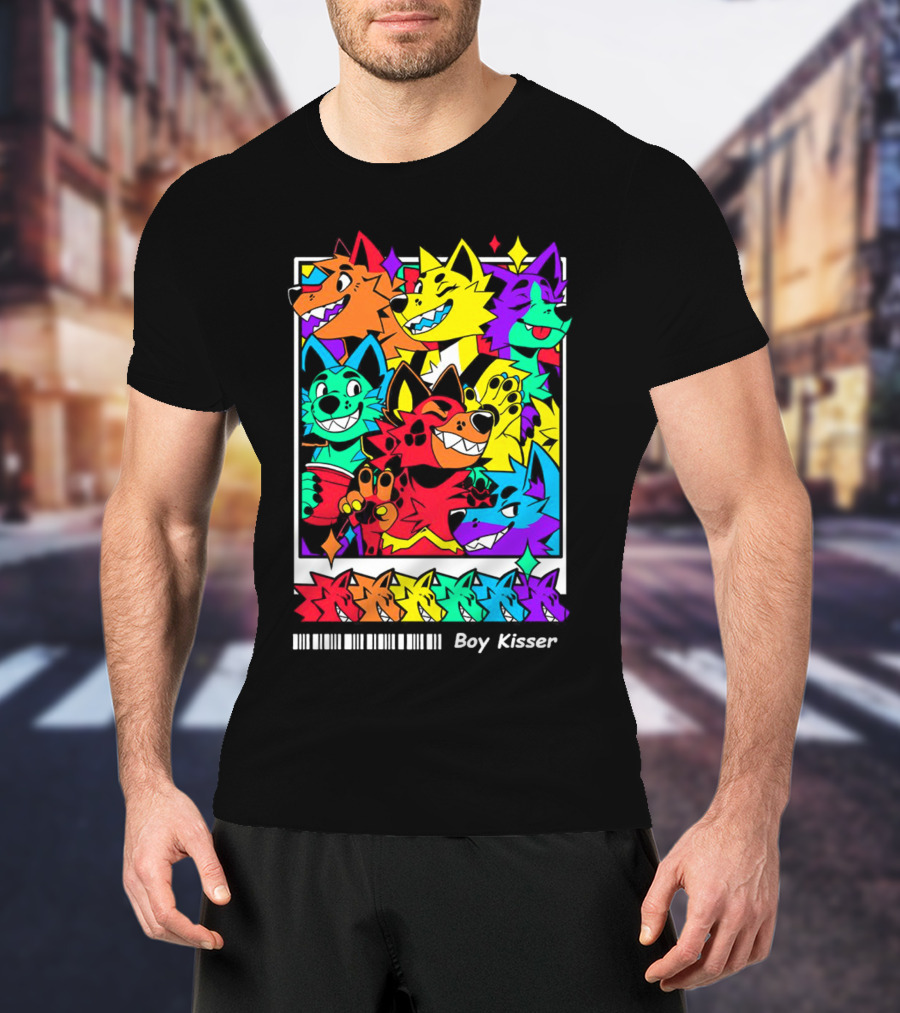 New Leaked Colorful Boy Kisser Fox Pack T-Shirt