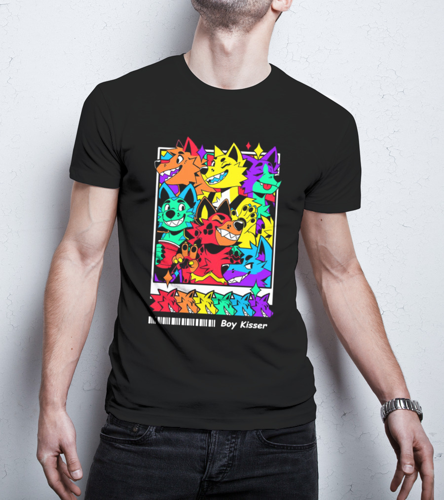 New Leaked Colorful Boy Kisser Fox Pack T-Shirt