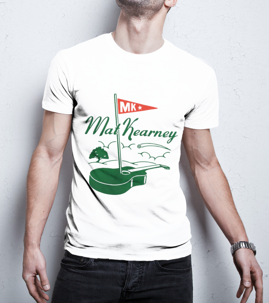 Mat Kearney MK Golf Guitar Flag T-Shirt