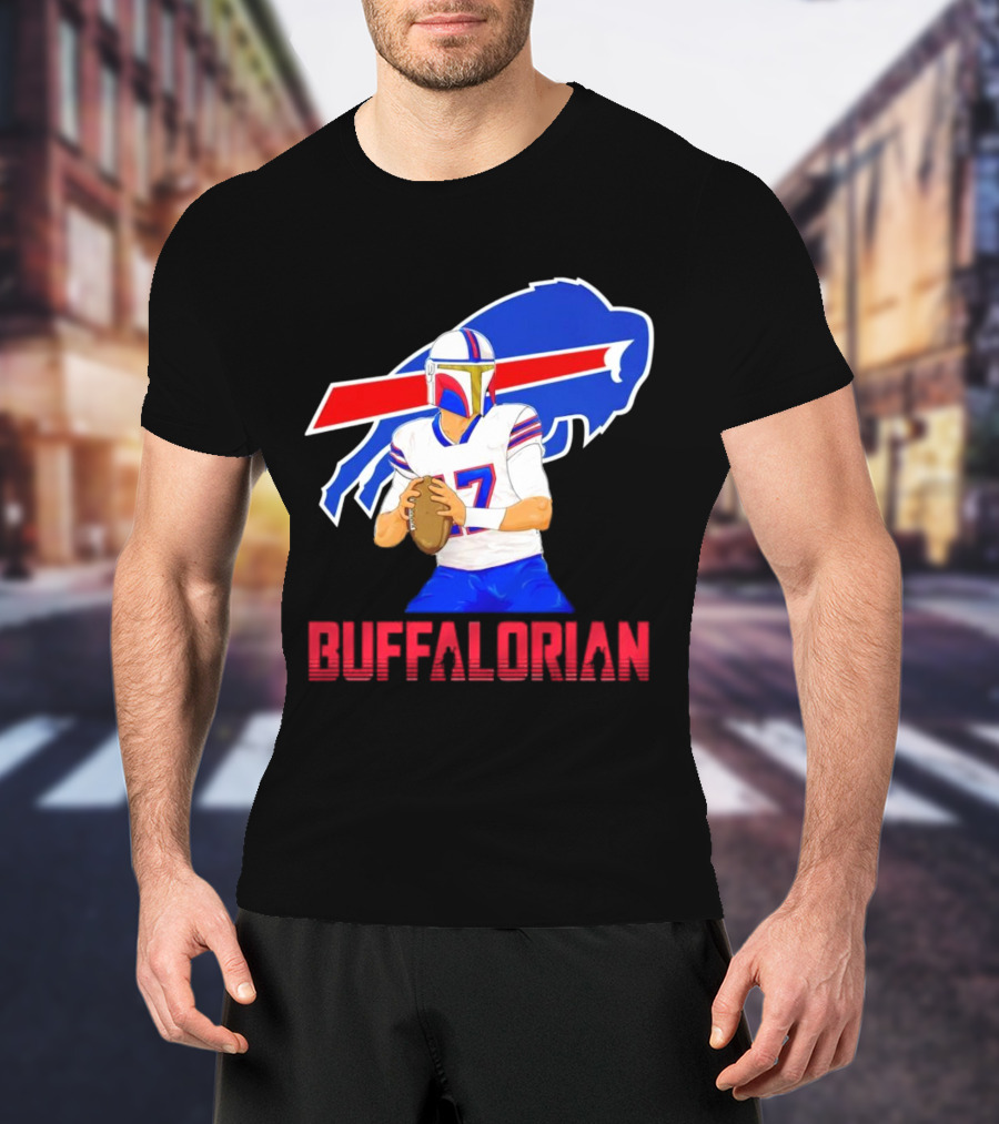 Bufflaorian Buffalo Bills Football Player With Buffalo T-Shirt