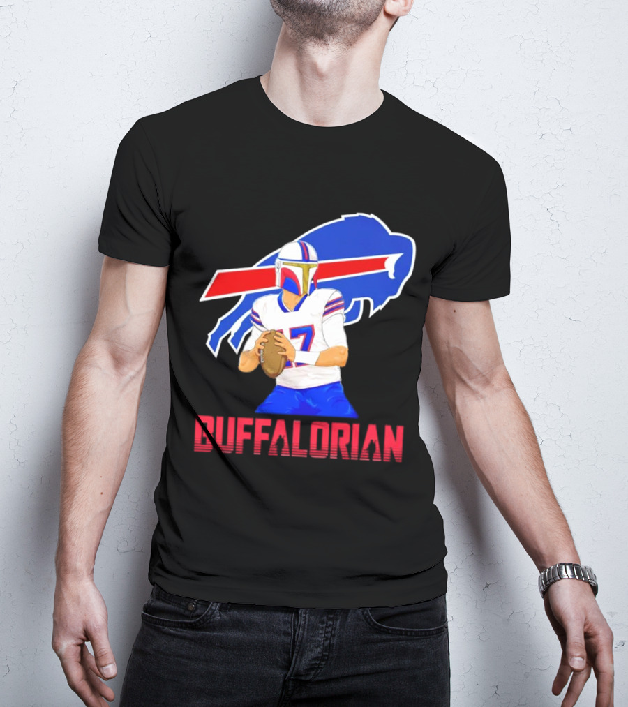 Bufflaorian Buffalo Bills Football Player With Buffalo T-Shirt