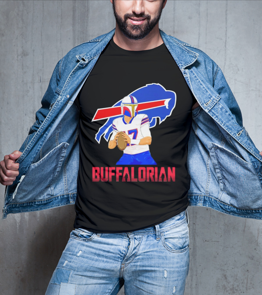 Bufflaorian Buffalo Bills Football Player With Buffalo T-Shirt