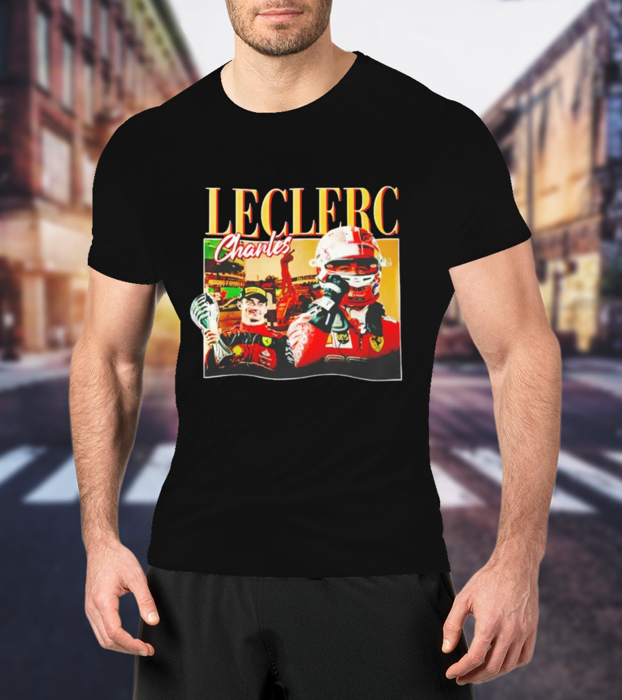 Leclerc Charles Racing Victory Celebration Legends T-Shirt