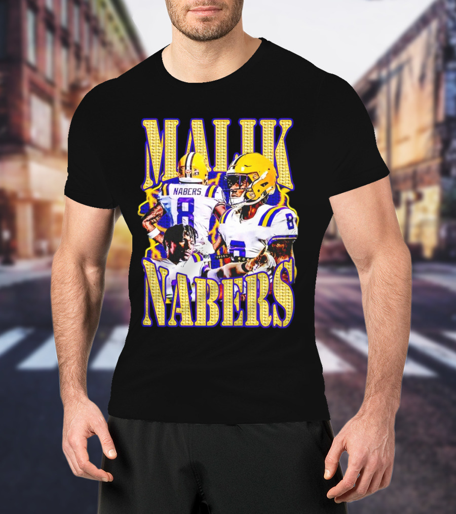 Malik Nabers LSU Tigers Football T-Shirt