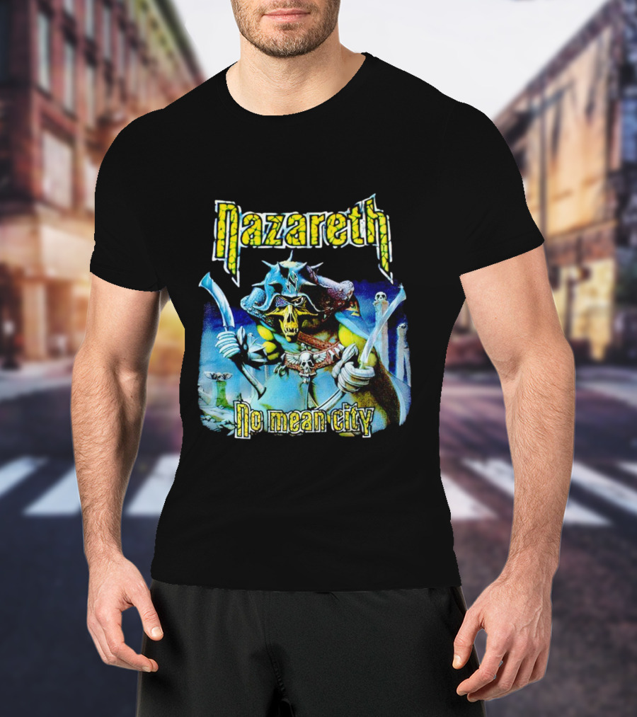 Nazareth No Mean City Skeleton Warrior T-Shirt