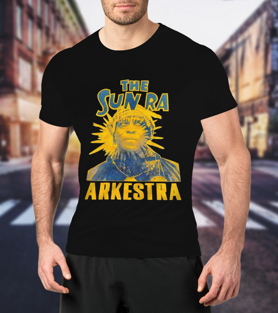 The Sun Ra Arkestra Cosmic Jazz Icon Yellow T-Shirt