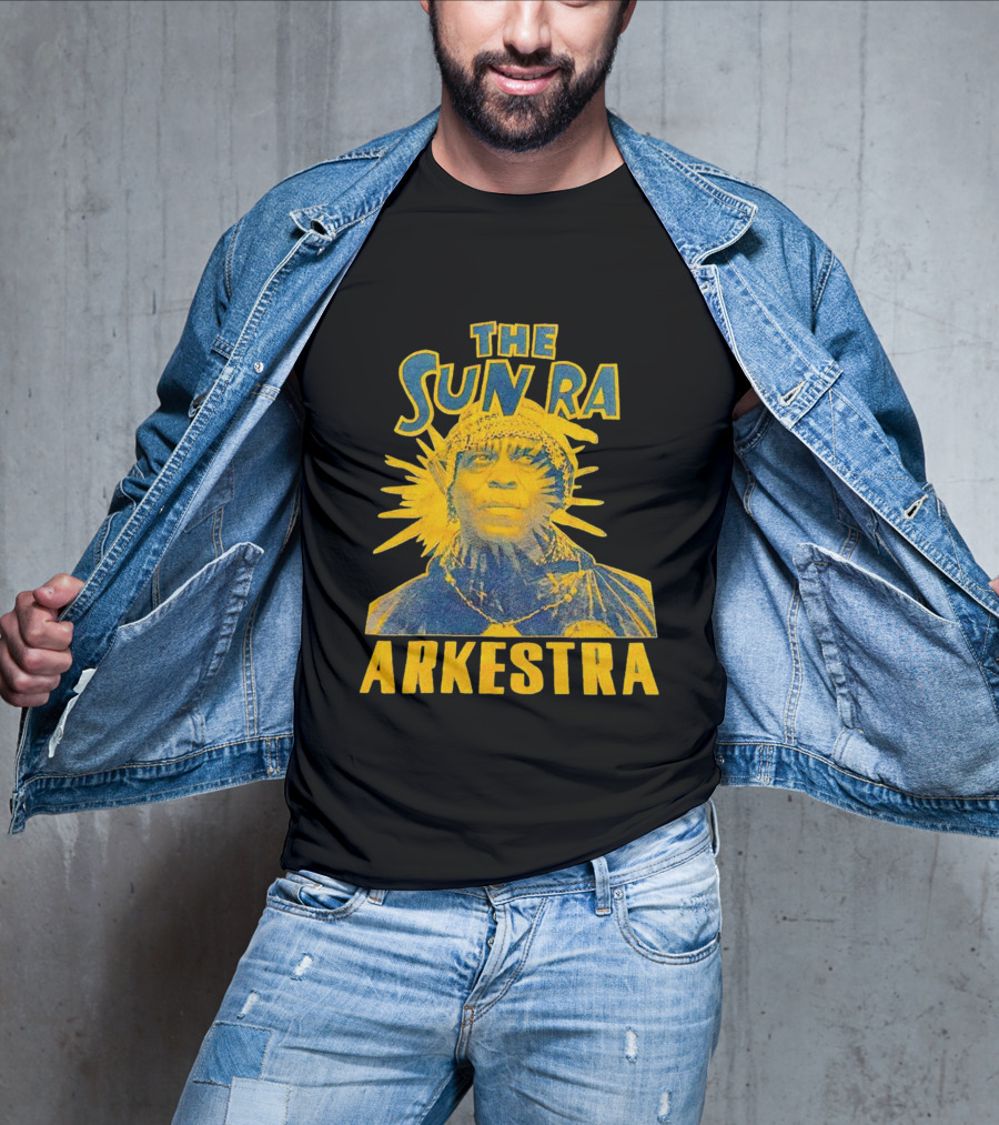 The Sun Ra Arkestra Cosmic Jazz Icon Yellow T-Shirt
