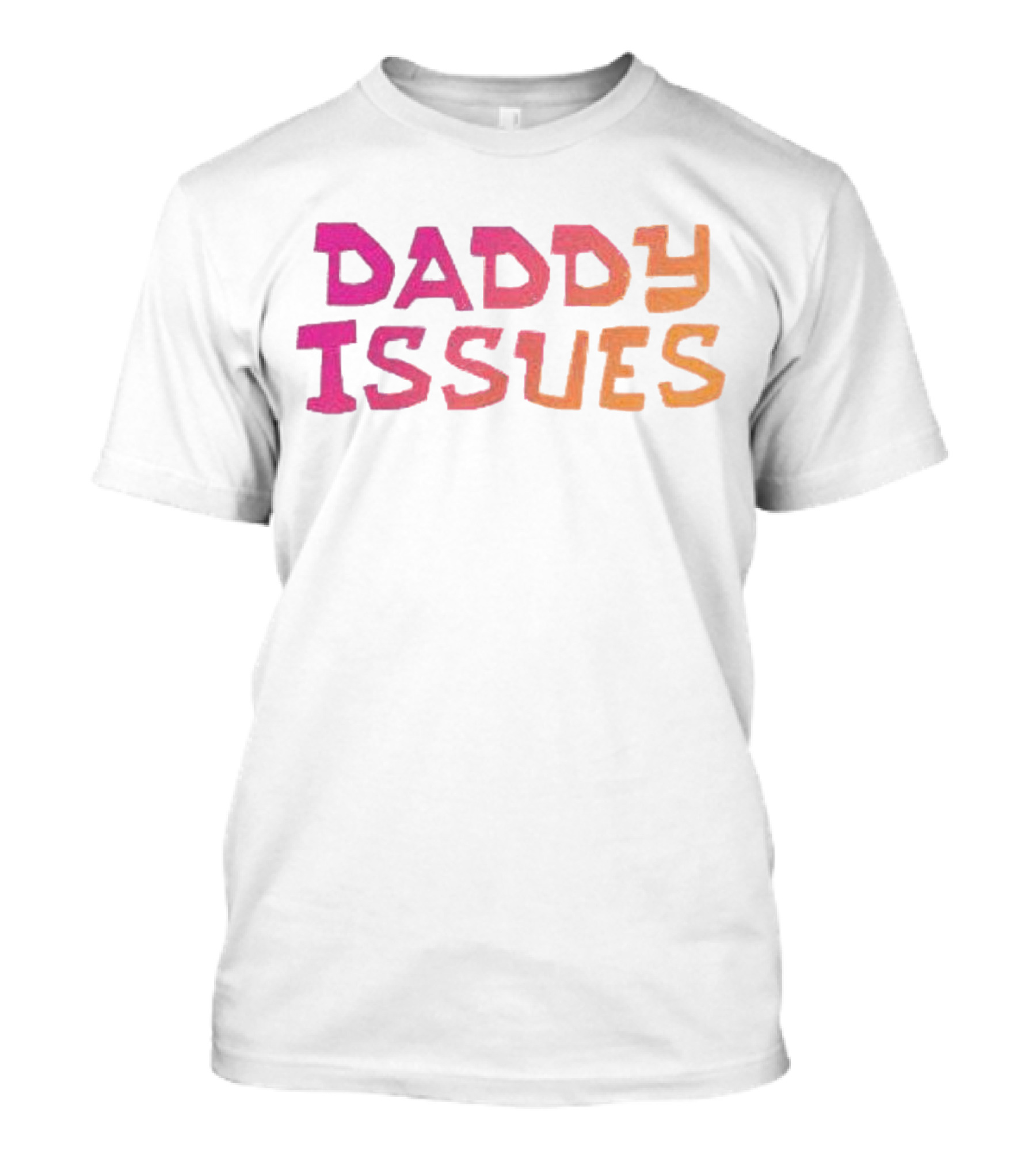 Daddy Issues Gradient Text T-Shirt