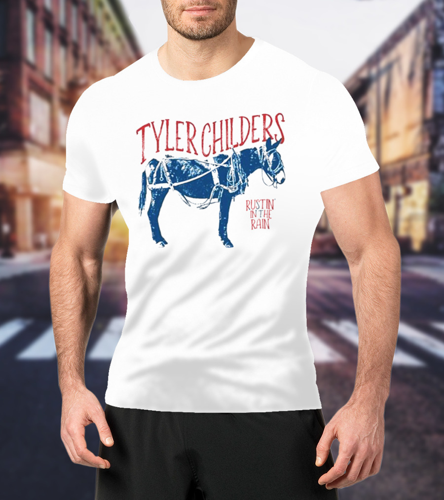 Tyler Childers Rustin’ In The Rain Blue Horse T-Shirt