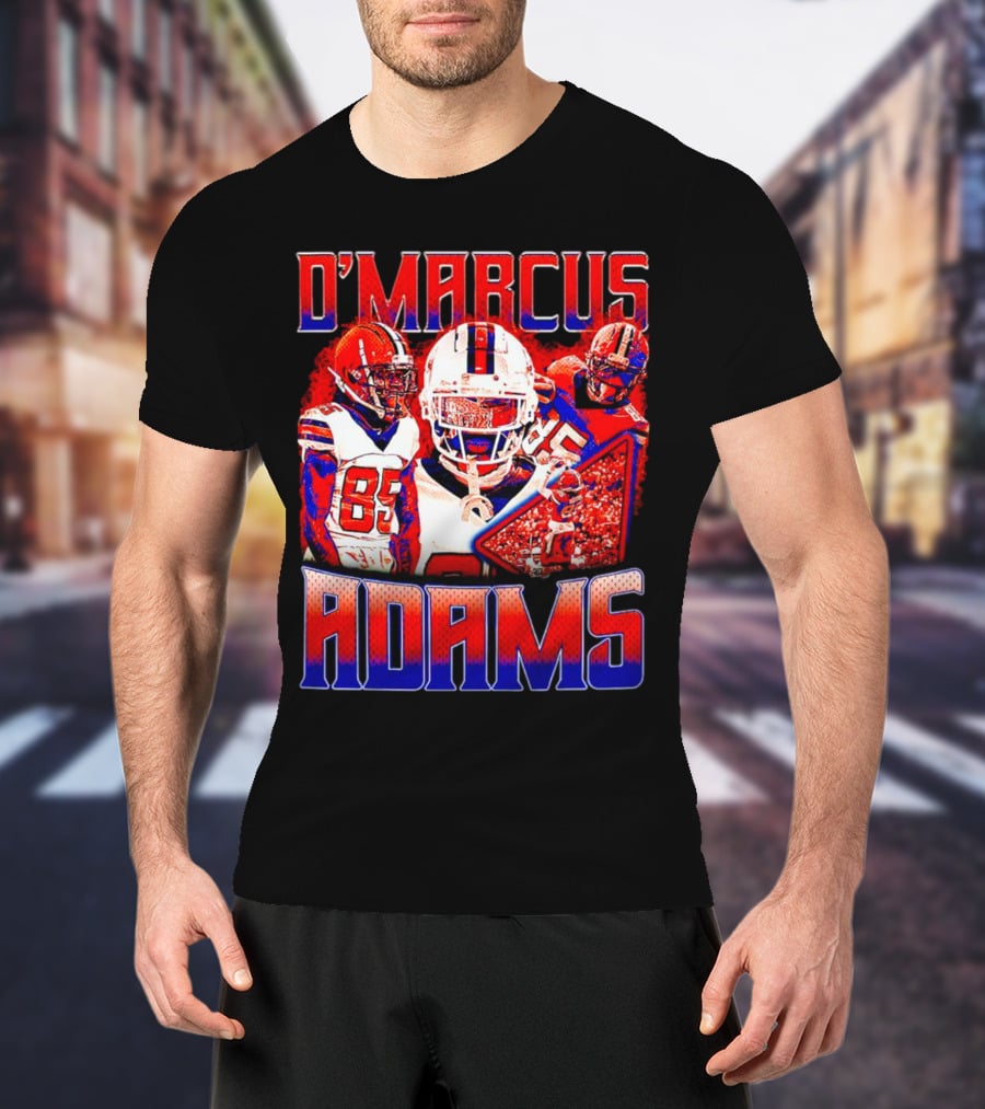 D'Marcus Adams Football Vintage Syracuse Orange 85 Jersey T-Shirt