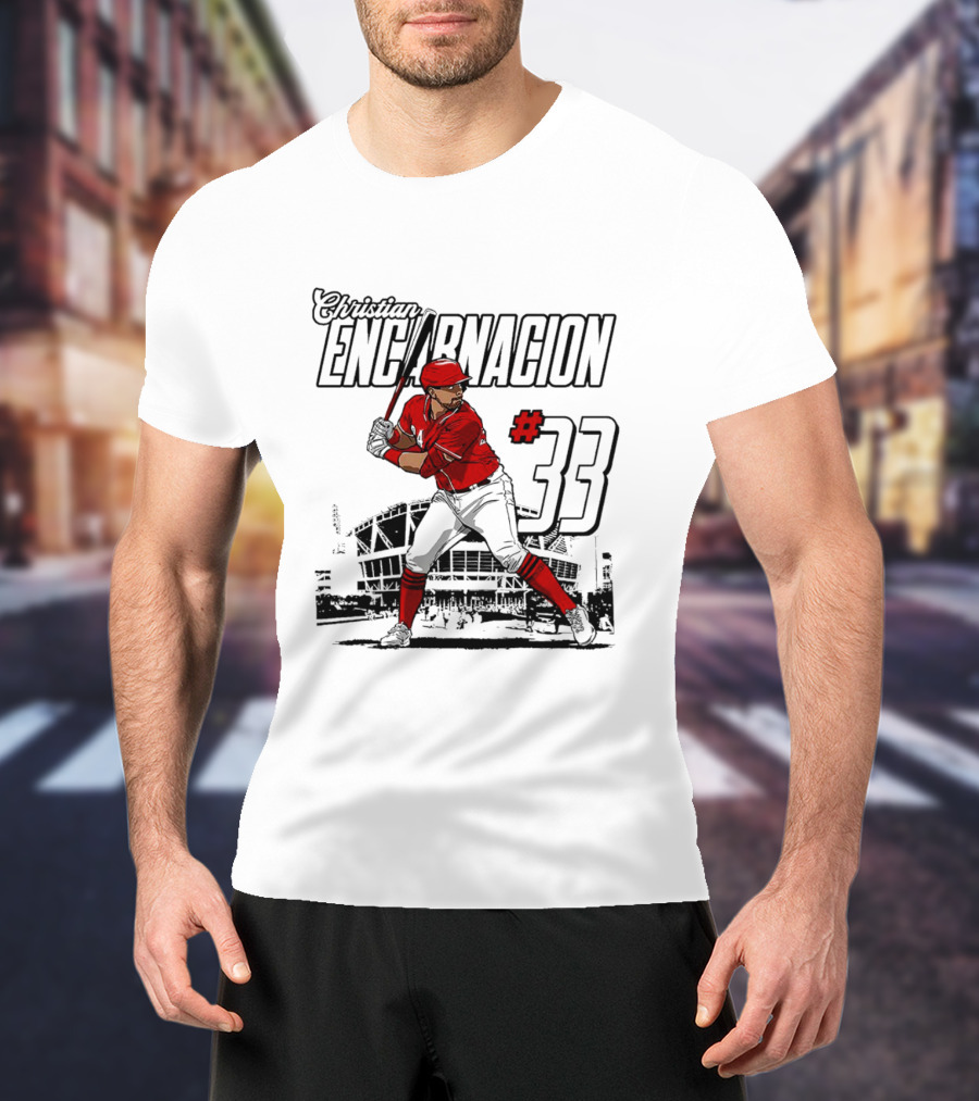 Christian Encarnacion-strand Baseball Player #33 Stadium T-Shirt
