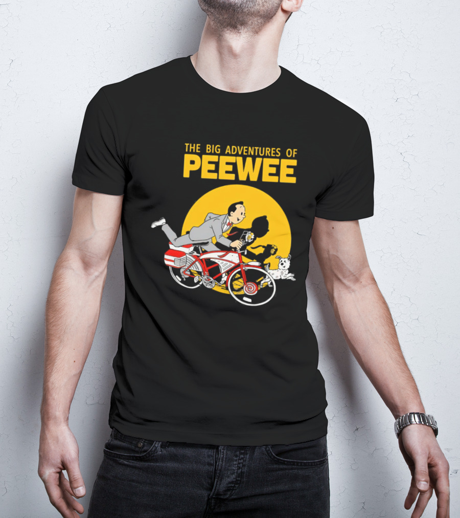 The Big Adventures Of Peewee Bicycle Run With Flower And Dog T-Shirt