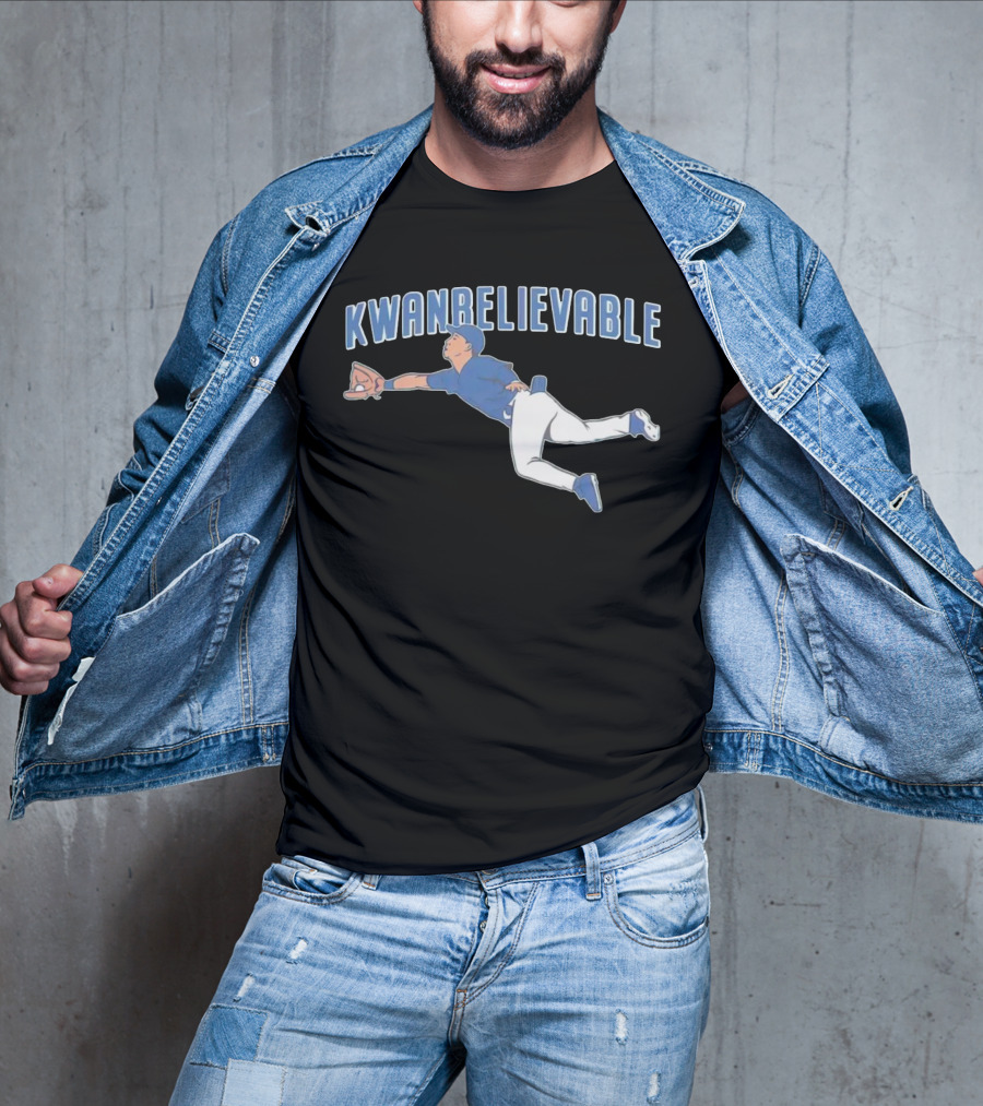 Cleveland Guardians Steven Kwan Kwan Believable Baseball Catch T-Shirt