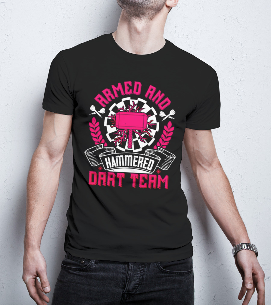Armed And Hammered Dart Team Hammer Laurel T-Shirt