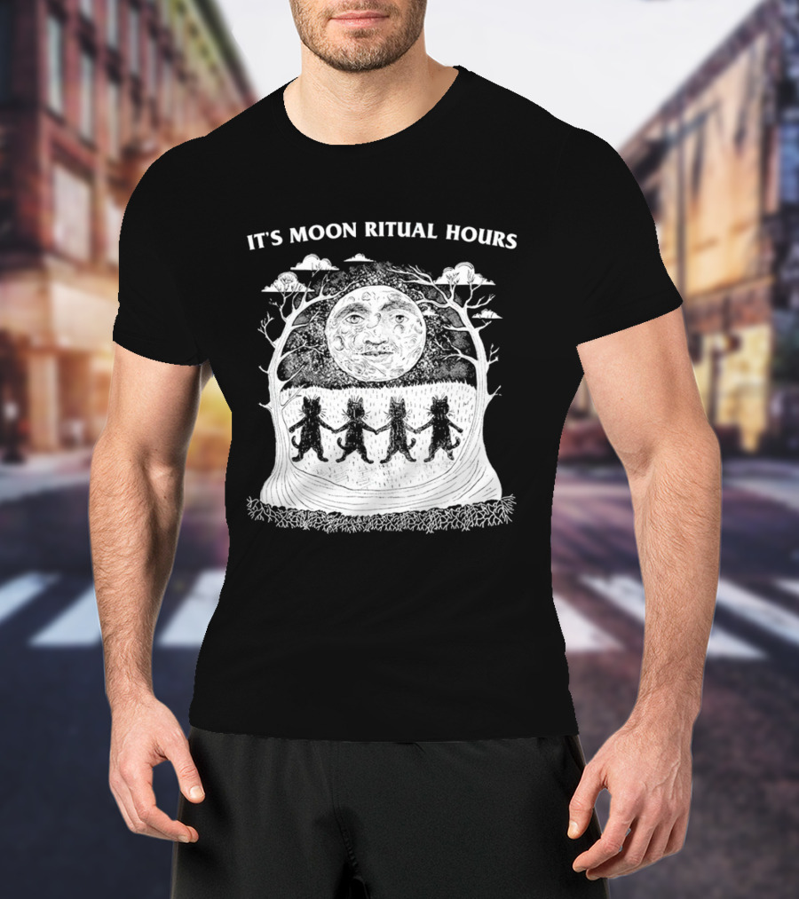 It's Moon Ritual Hours Celestial Phases And Mountains T-Shirt