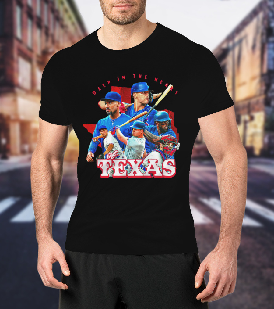 Deep In The Heart Of Texas Baseball T-Shirt