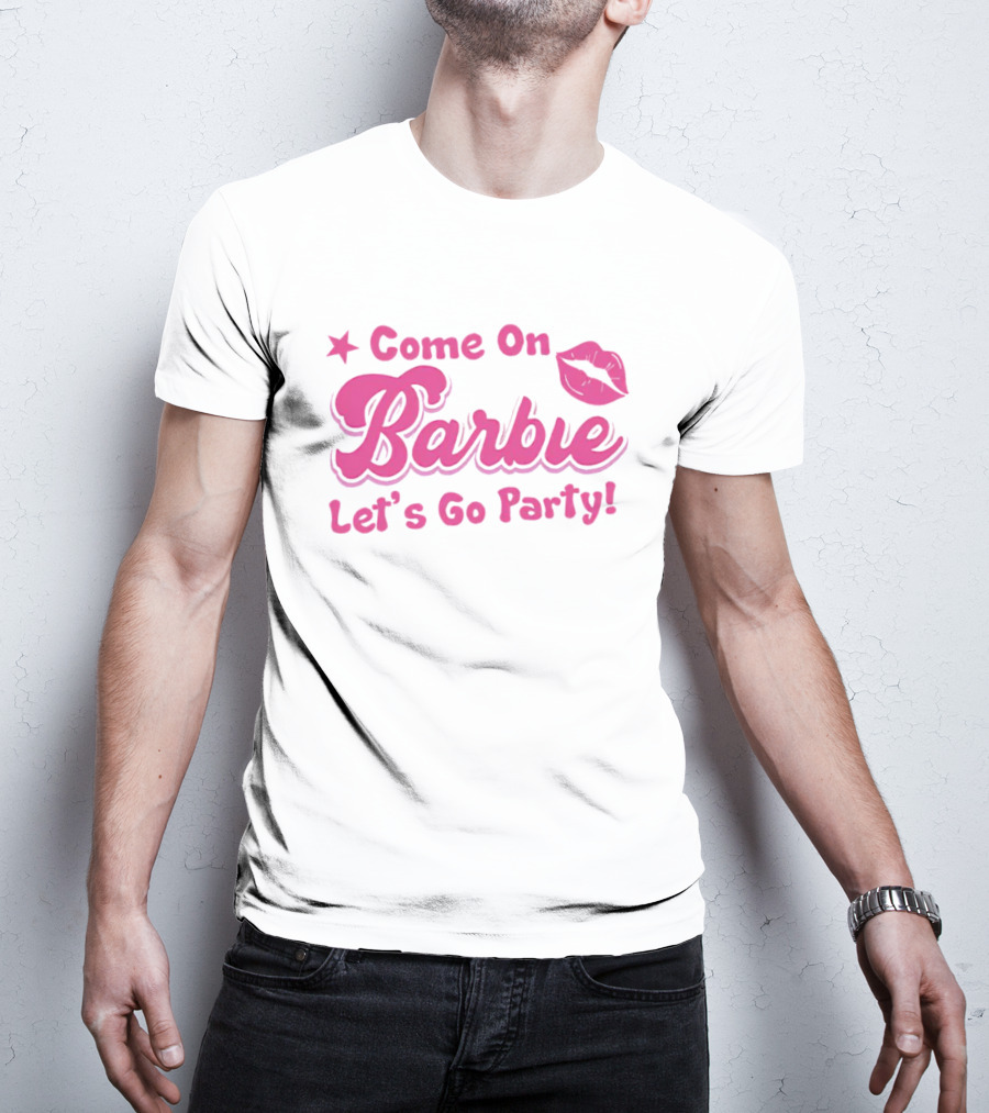 Come On Barbie Let's Go Party Lip T-Shirt