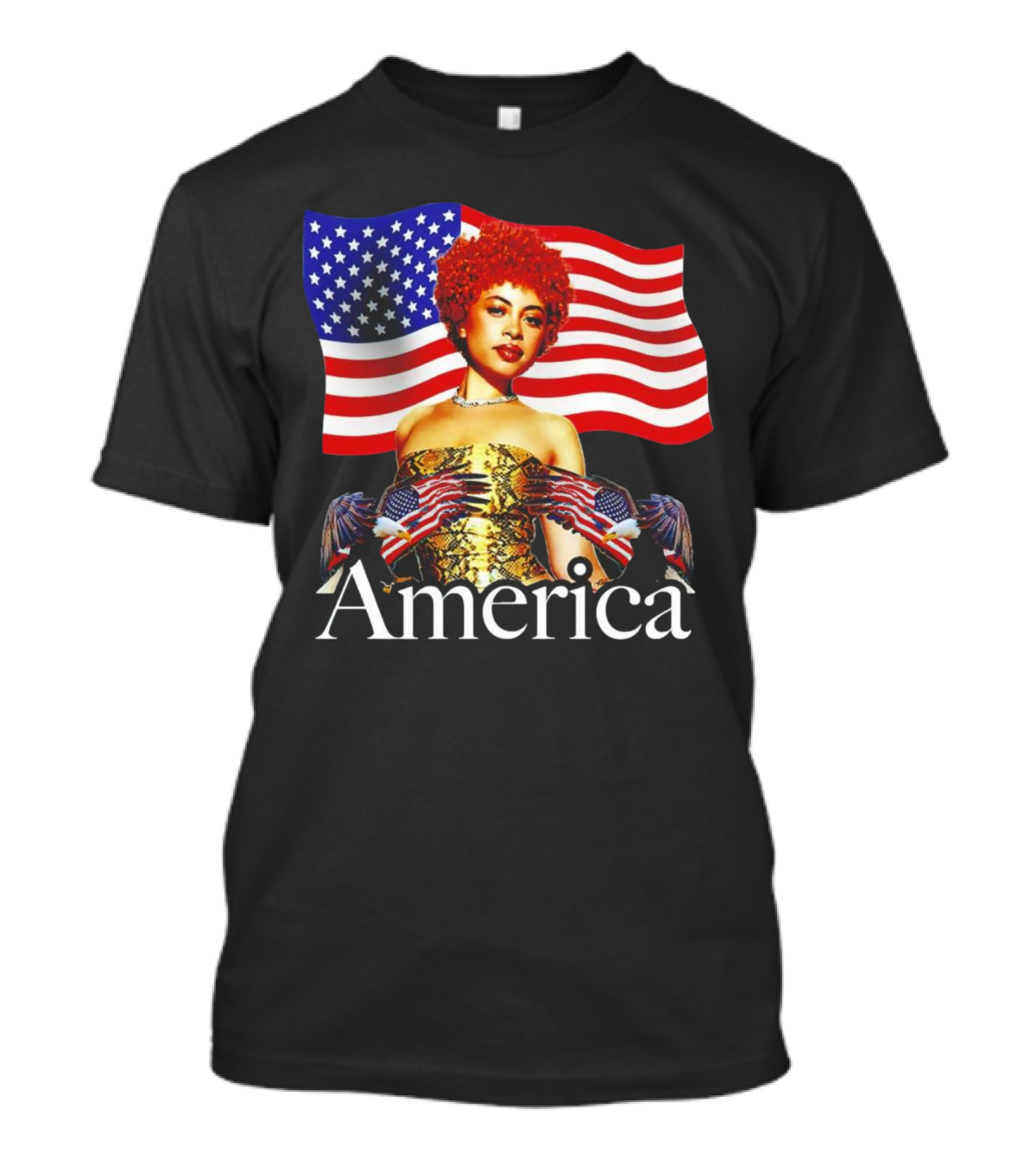 Ice Spice America United States Flag T-Shirt