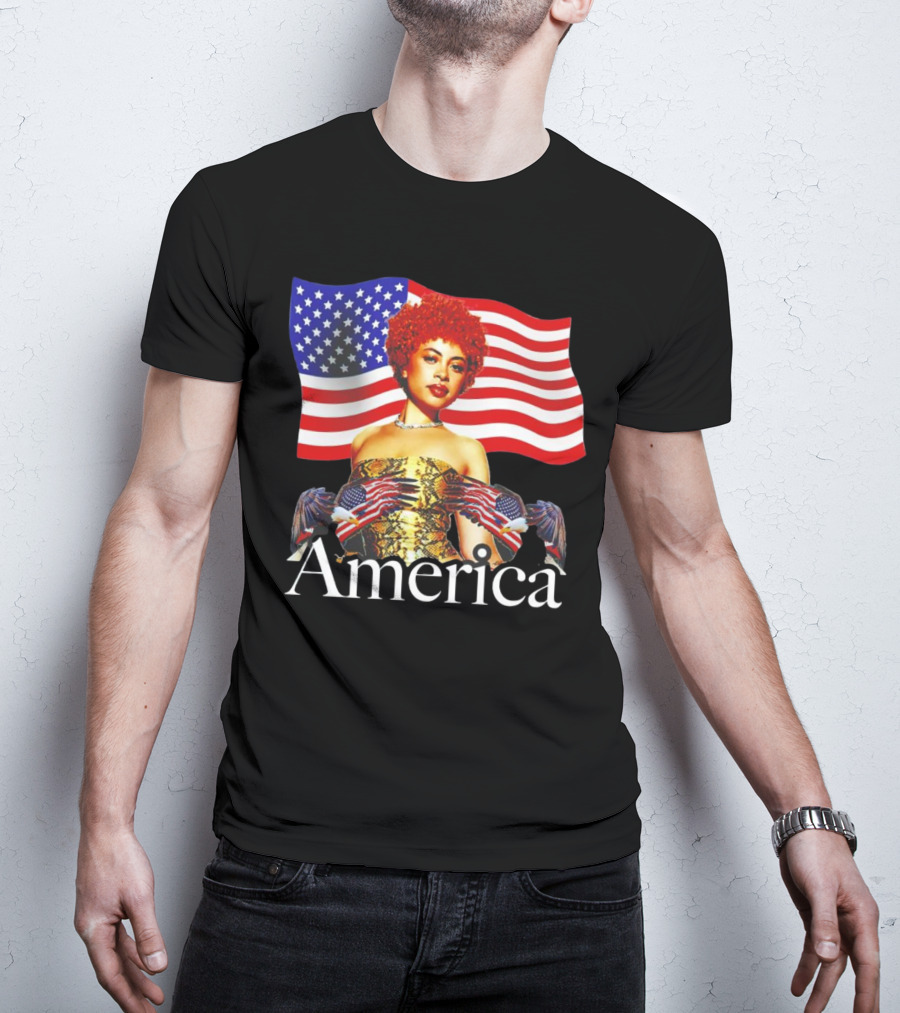 Ice Spice America United States Flag T-Shirt