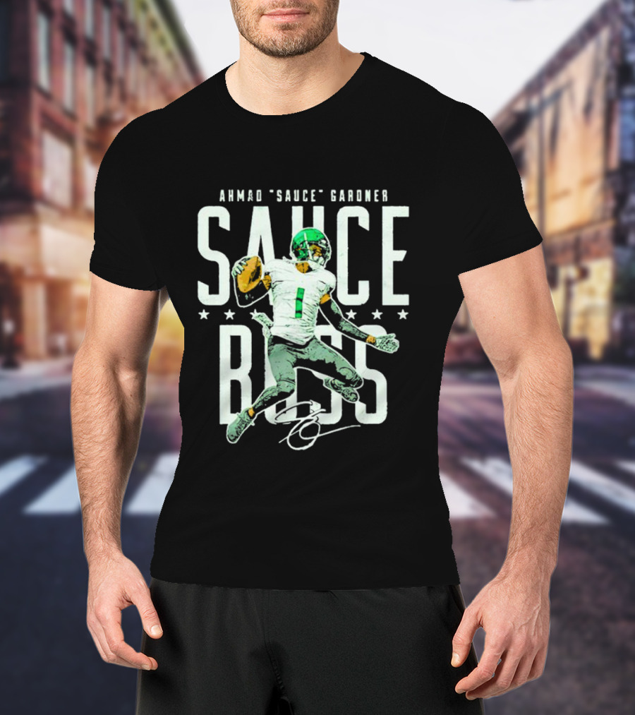 Ahmad Sauce Gardner Sauce Boss Football T-Shirt