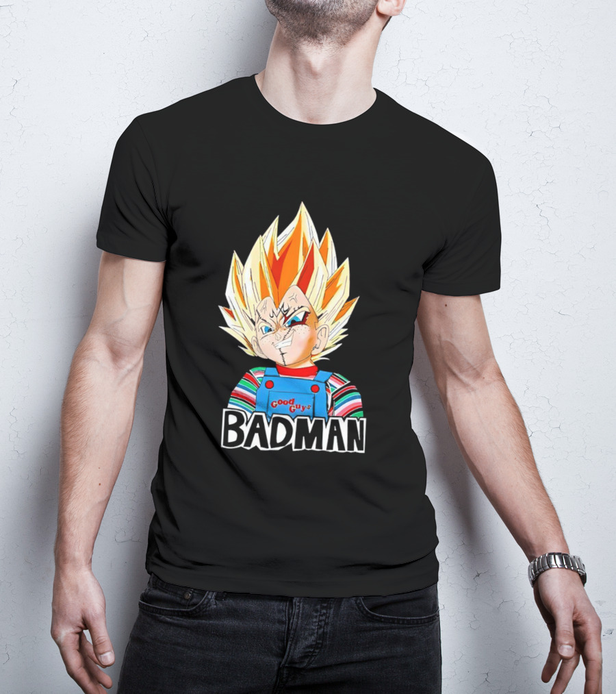 Vegeta Badman Good Guys Mashup T-Shirt