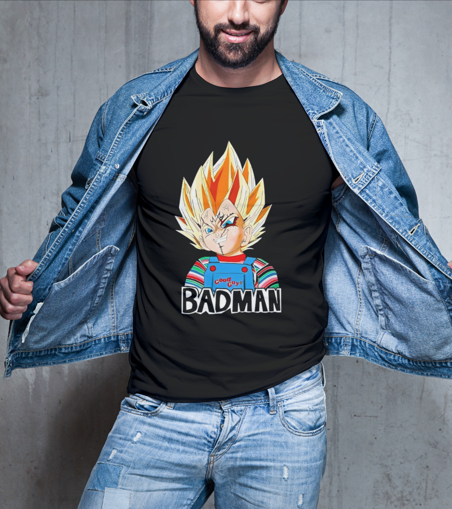 Vegeta Badman Good Guys Mashup T-Shirt