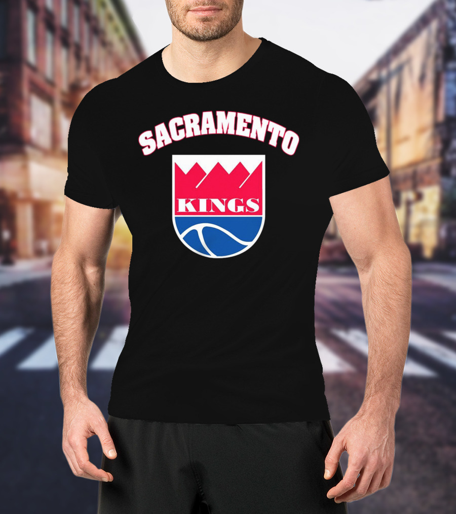 Sacramento Kings Retro Basketball Team T-Shirt