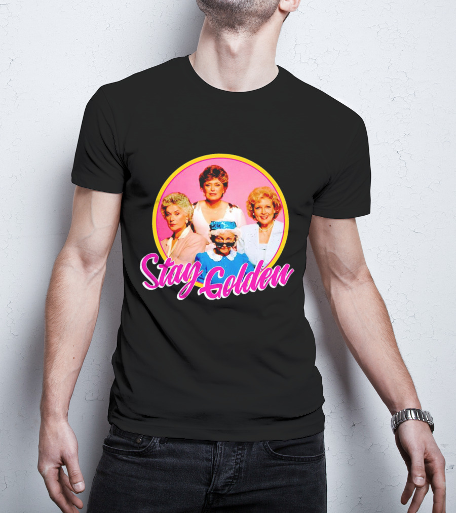 Golden Girls Character Group Circle Stay Golden T-Shirt