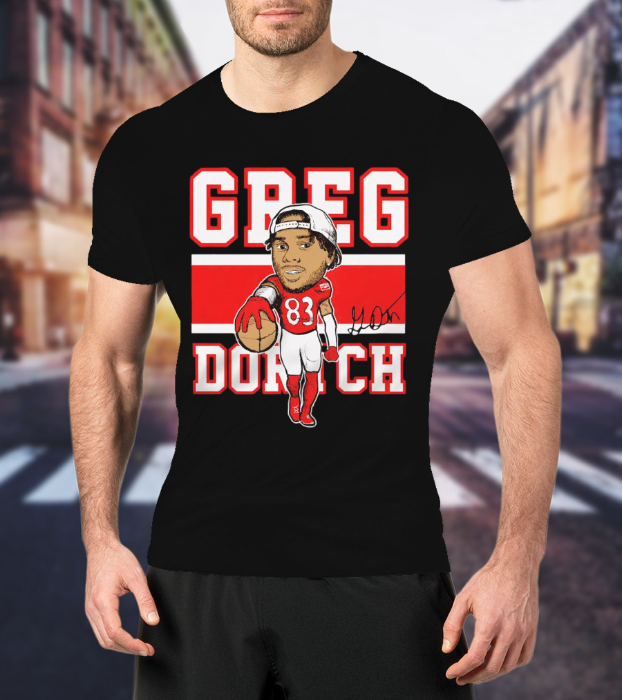 Greg Dortch 83 Arizona Cardinals Signature T-Shirt