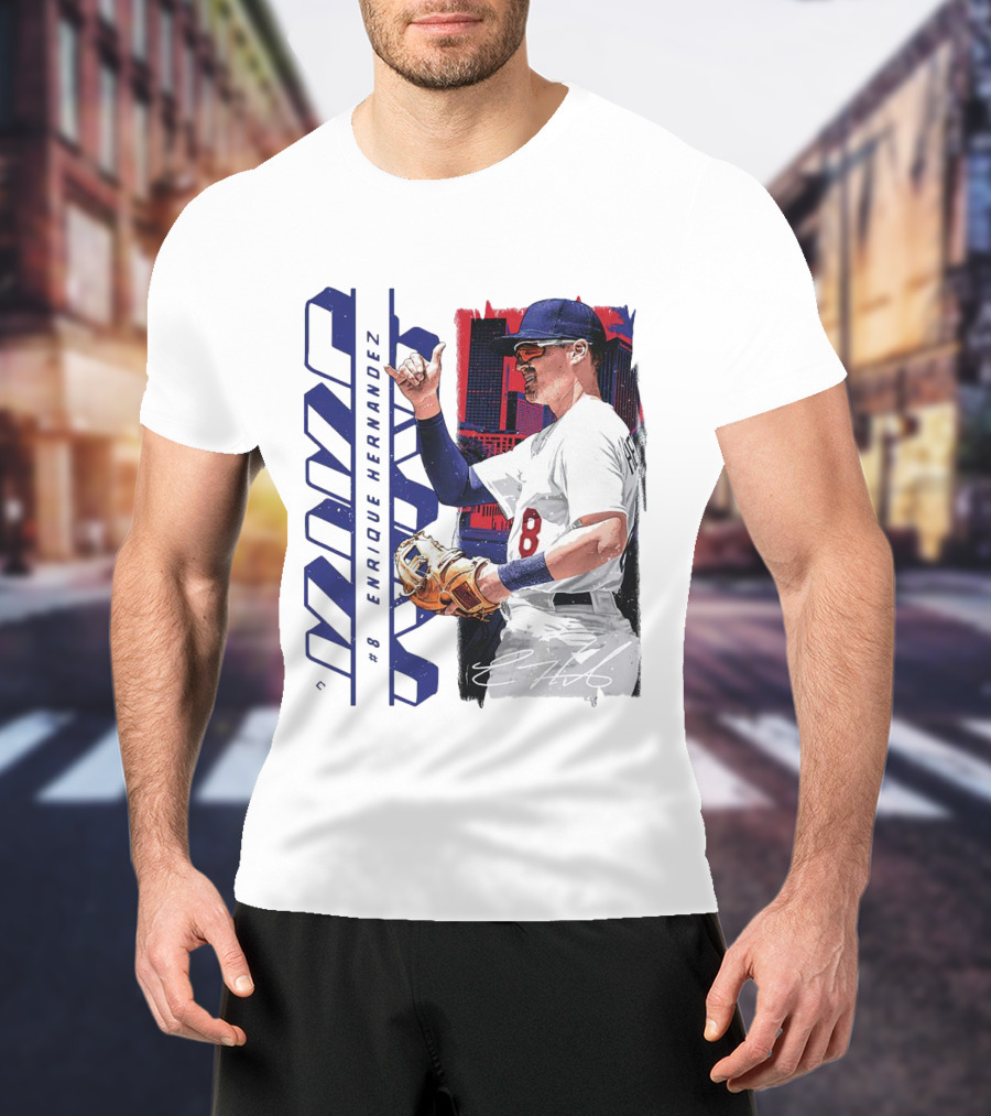 Enrique Hernandez Los Angeles Dodgers MVP T-Shirt