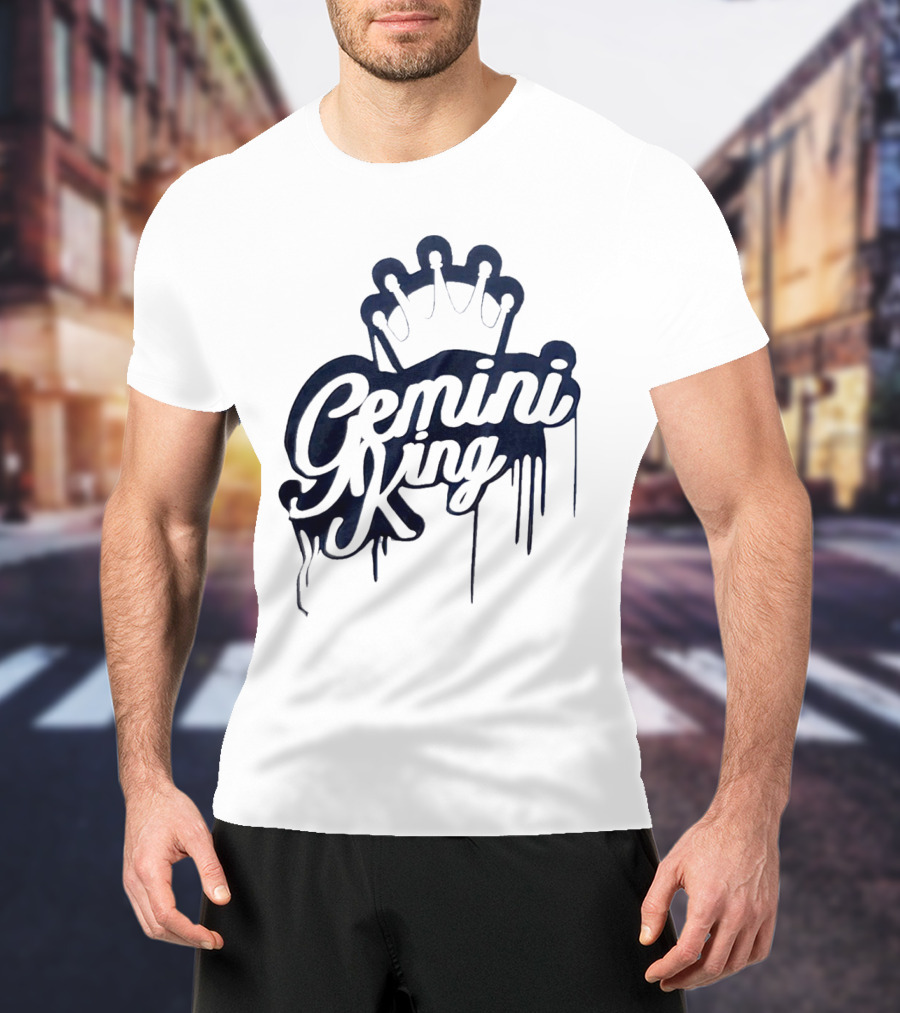 Gemini King Dripping Crown T-Shirt