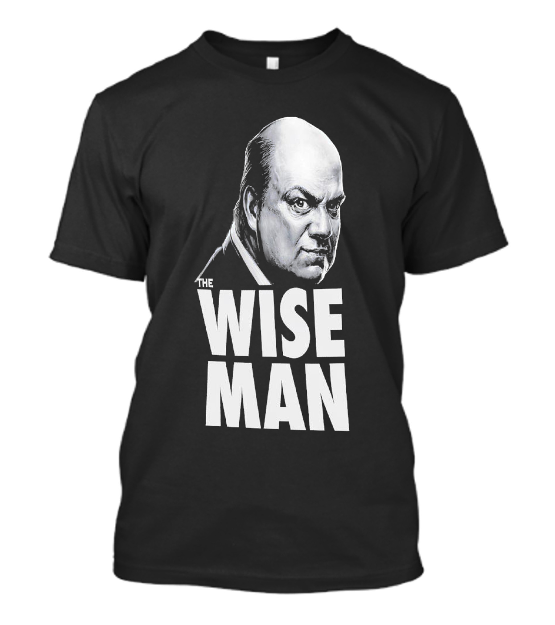 Paul Heyman The Wise Man Portrait WWE Acknowledgment T-Shirt