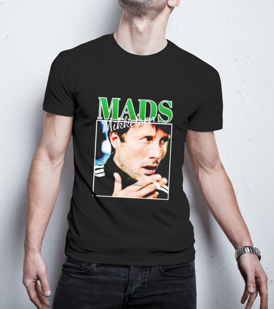 Mads Mikkelsen 90’s Vintage Style Hannibal Concept T-Shirt