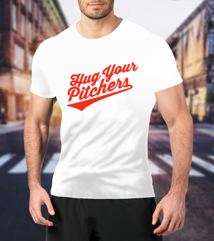 Baltimore Orioles Hug Your Pitchers Baseball Script T-Shirt