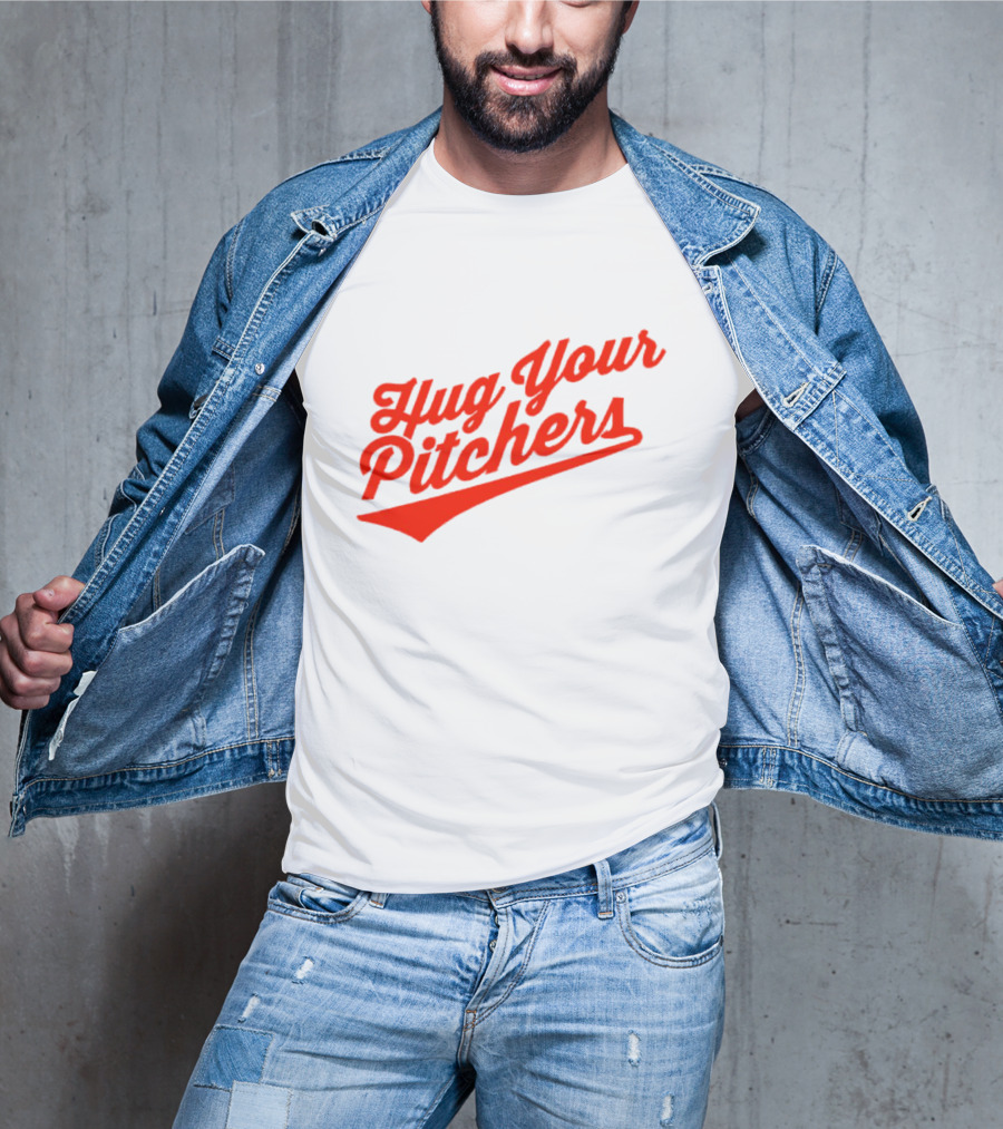 Baltimore Orioles Hug Your Pitchers Baseball Script T-Shirt