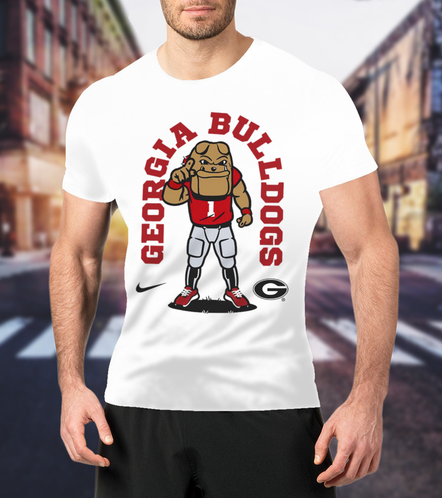 Georgia Bulldogs Mascot Athletic Bulldog T-Shirt
