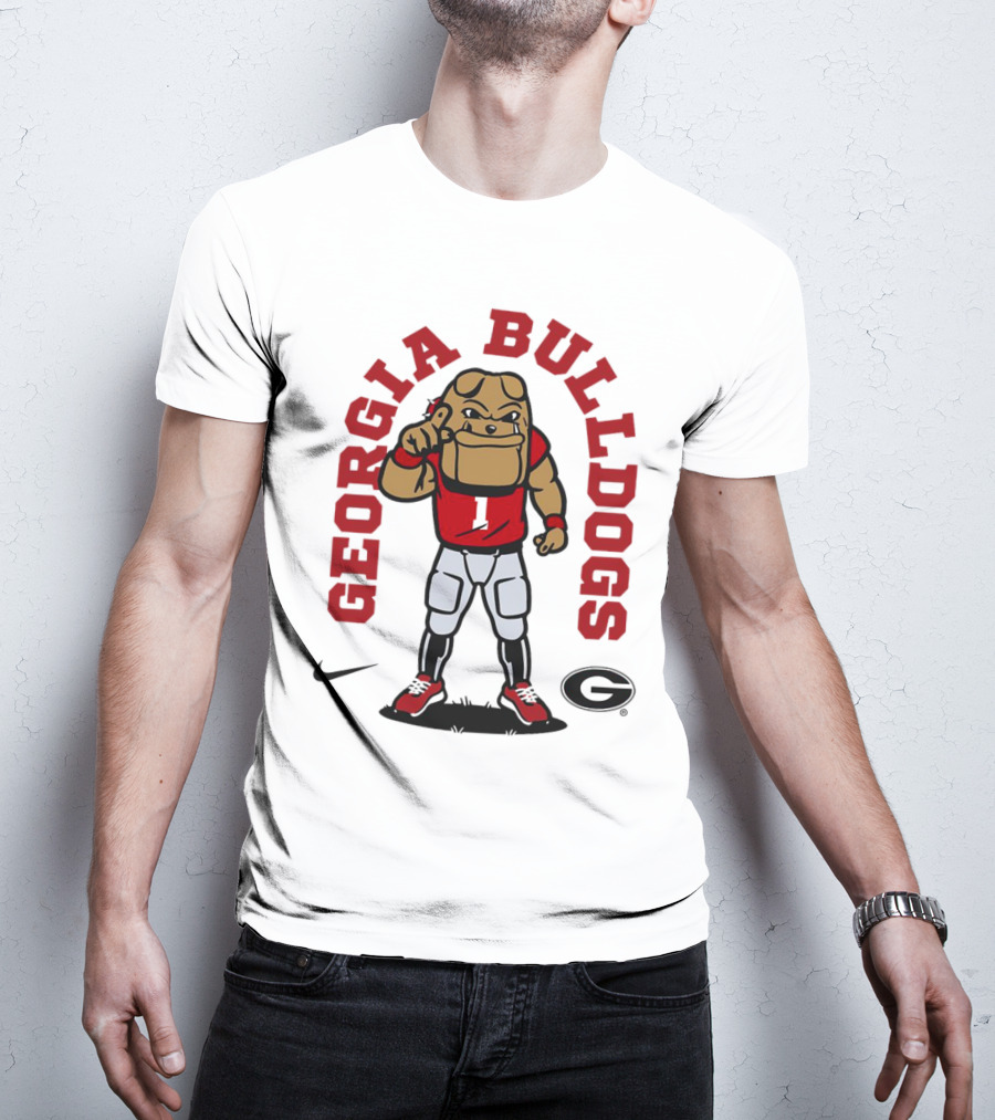 Georgia Bulldogs Mascot Athletic Bulldog T-Shirt