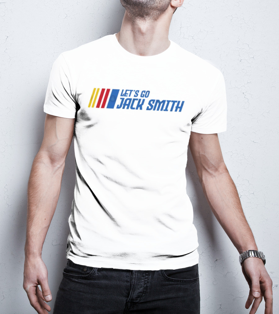 LET'S GO JACK SMITH NASCAR Stripes T-Shirt