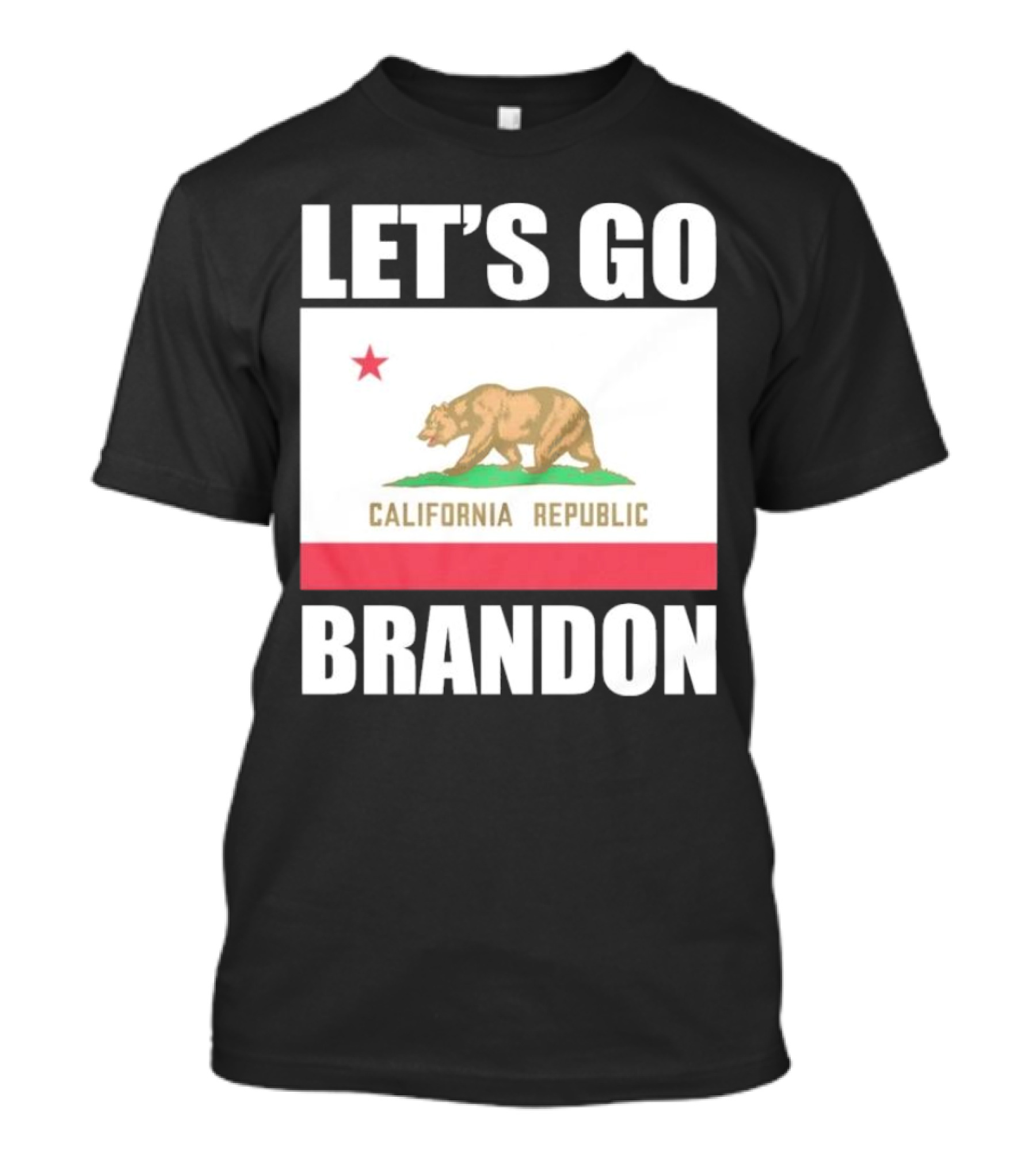 Let’s Go Brandon California Republic Flag T-Shirt