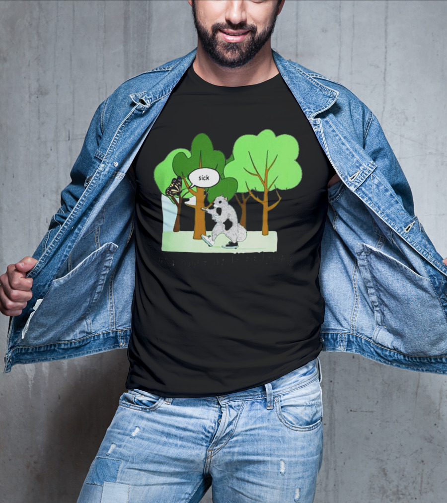 Nature Is Heelying Sick With Trees And Butterfly T-Shirt