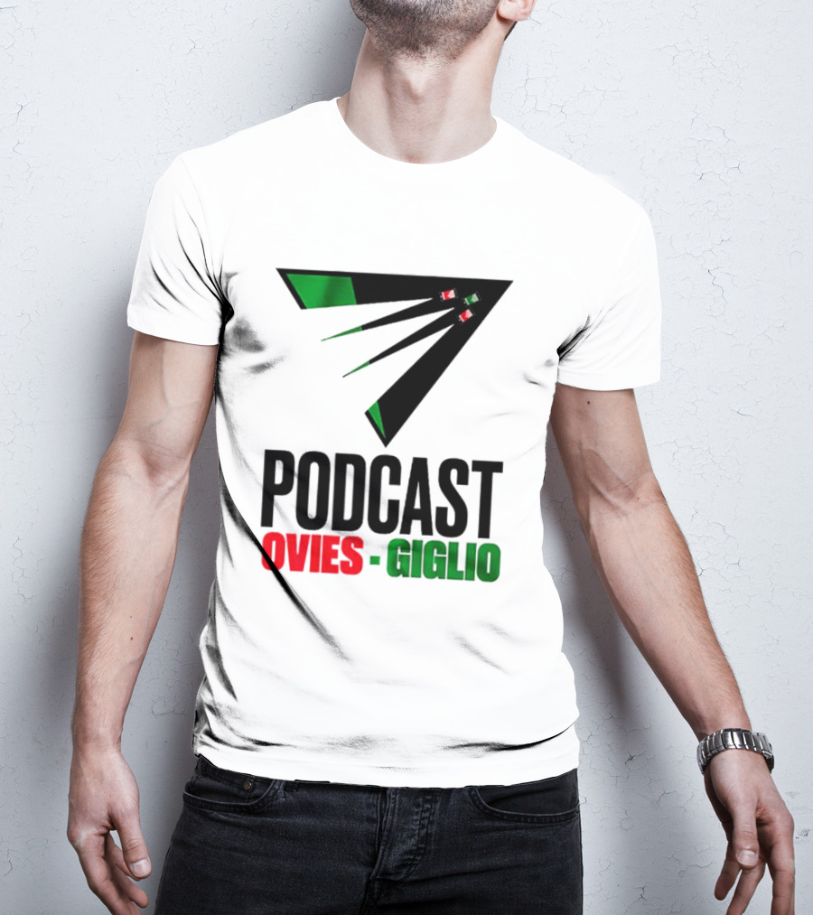 Podcasts Ovies Giglio Football Discussion With Triangular Color Stream T-Shirt