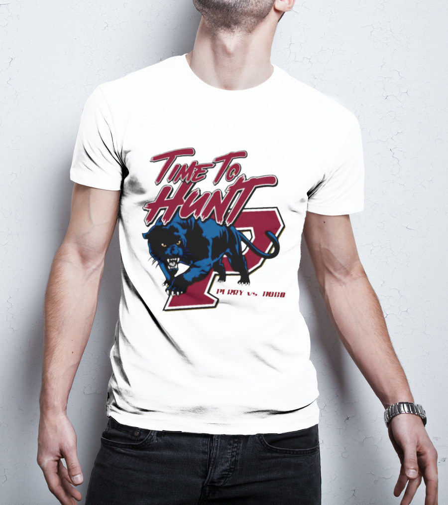 Time To Hunt Perry Vs. Hoco Panther Gold Out T-Shirt