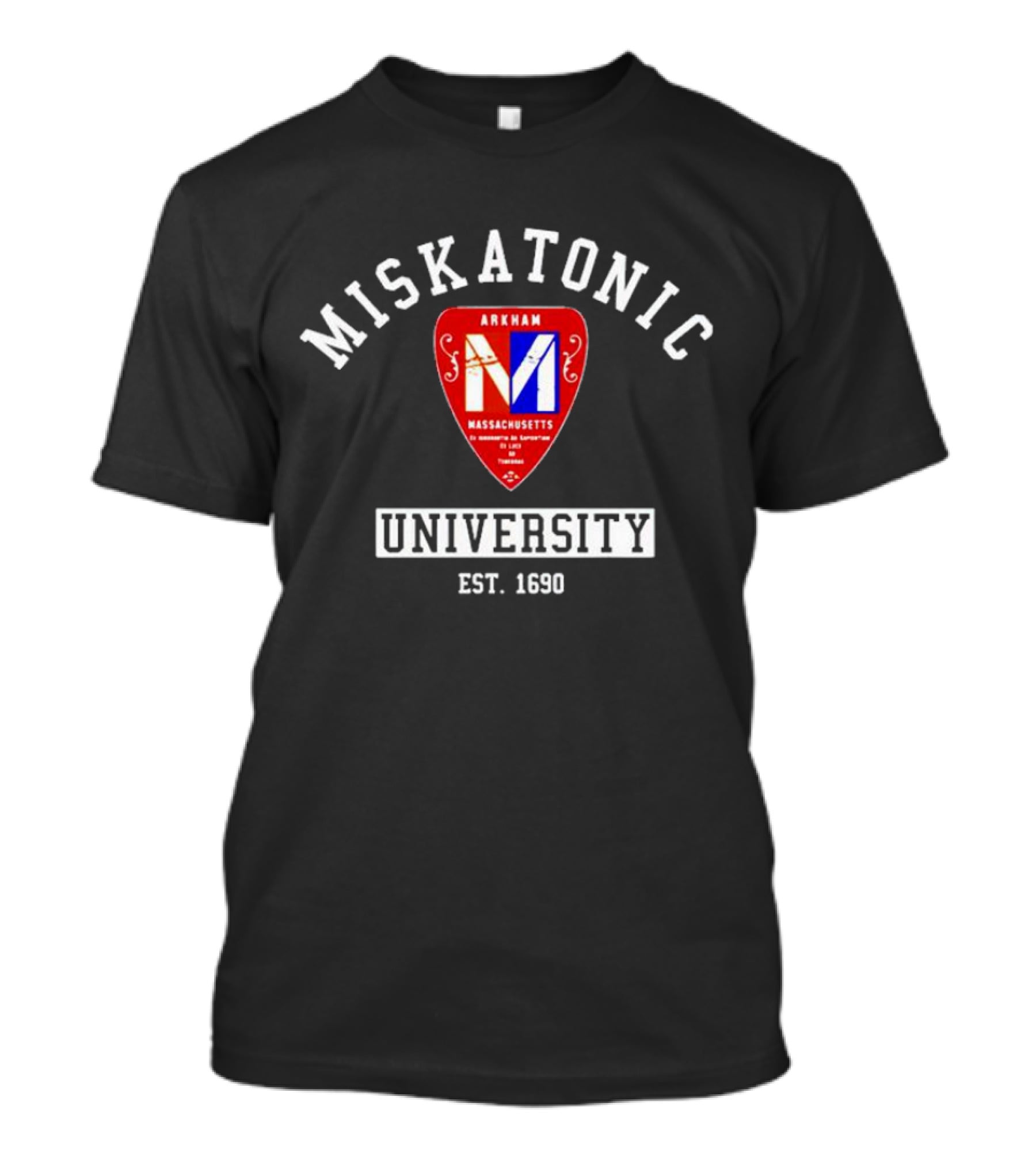 Miskatonic University Arkham Massachusetts Est. 1690 Emblem T-Shirt