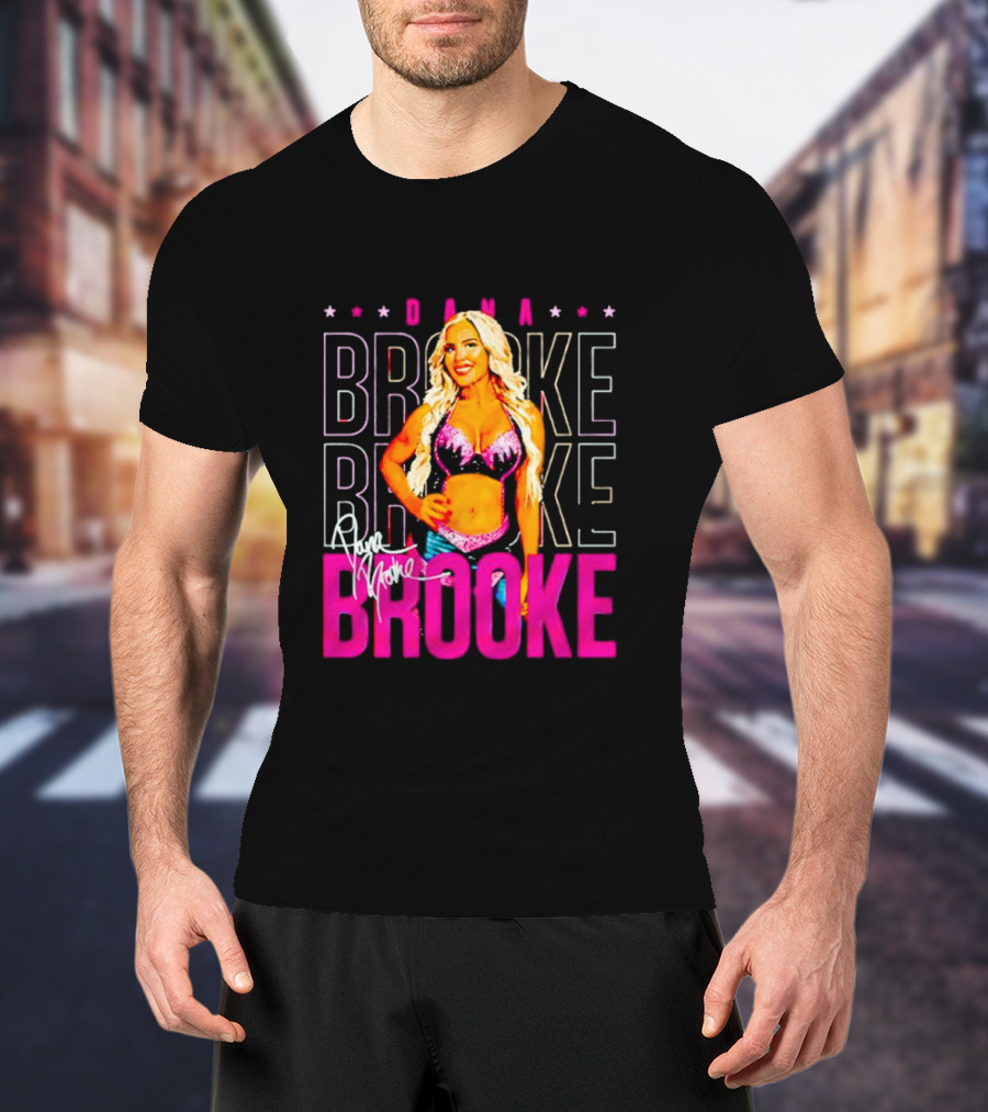 Dana Brooke Signature Name Repeat T-Shirt