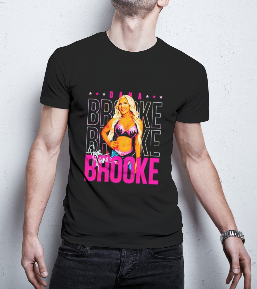 Dana Brooke Signature Name Repeat T-Shirt