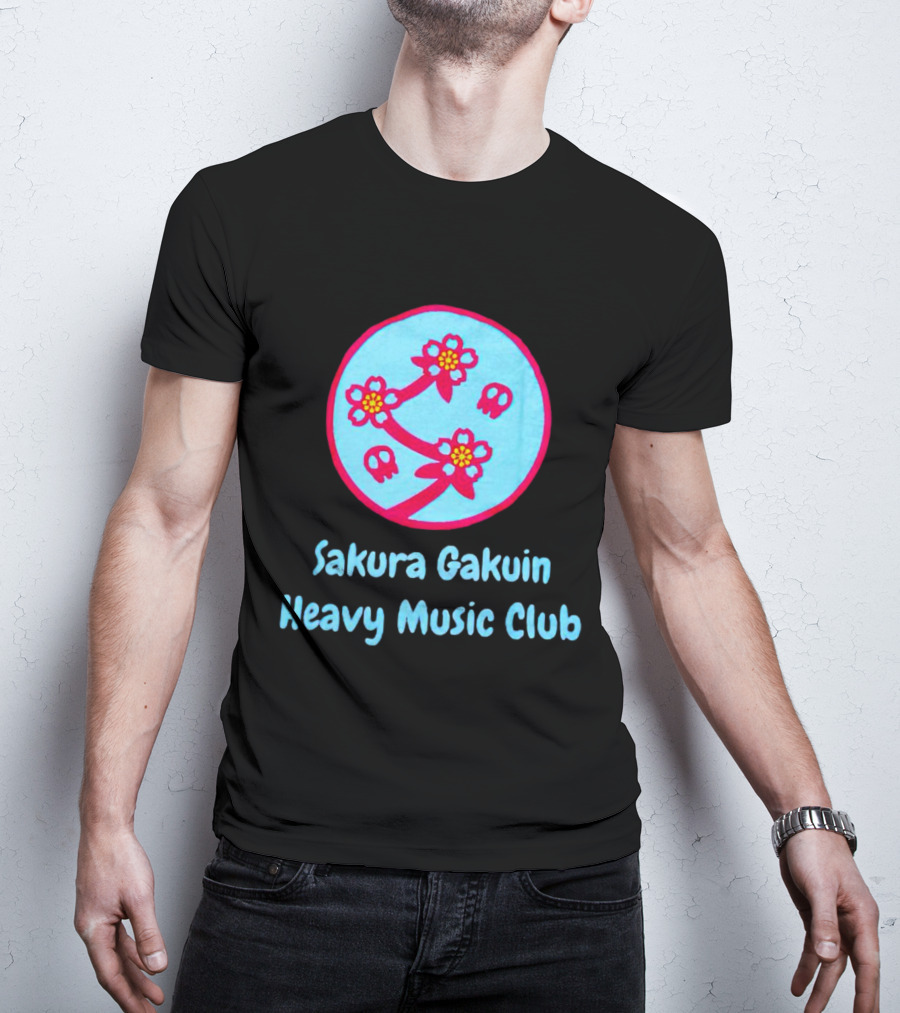 Sakura Gakuin Heavy Music Club Cherry Blossom Skulls T-Shirt