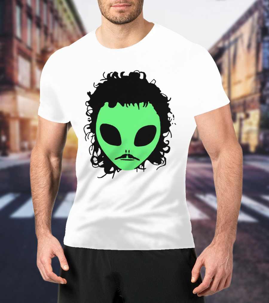 Kurtis Conner Eh Alien Green Face Black Hair T-Shirt